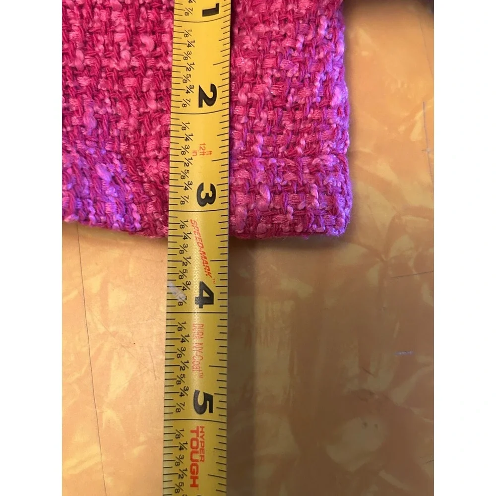 Hot Pink Short Shorts Tweed Women's Medium Preppy Classic NWT
